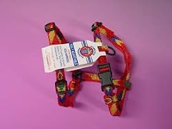 Adjustable Figure Eight Cat / Pup Harness in Red