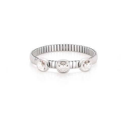 Nomination Damen-Armband Chic 3 Swarovski-Zirkonen Wei&szlig; 043011/010 Preisvergleich
