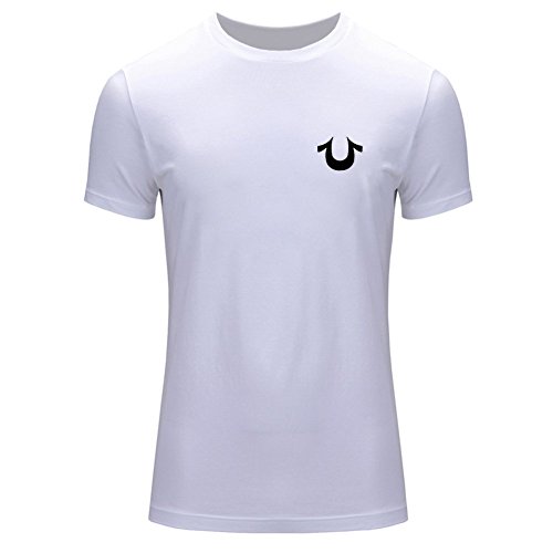 True Religion For 2016 Mens Printed Short Sleeve tops t shirts