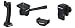 Vanguard Guardforce 3-in-1 Detachable Window Mount Kit for Cameras, Binoculars, Scopes & More
