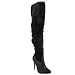 Journee Collection Womens Ruched Over-the-knee Boots