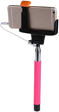 Vktech® Handheld Selfie Stick Monopod Extendable For Iphone Samsung HTC Phone (Pink)