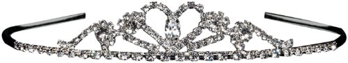 MGT-Shop Diadem / Tiara D17, silber Preisvergleich