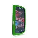 Neon Green Silicone Rubber Gel Soft Skin Case Cover for Blackberry Storm 2  ....