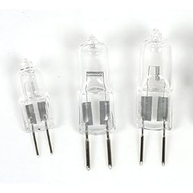 Buy 3-Pack 12v 20W Halogen Replacement Bulb T3 bi pin by Solar Pointe now!