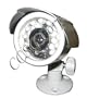 2CG915IR - 1/3 Sony CCD High Resolution NIGHT VISION IR Surveillance Camera w/ 4.0 mm Lens