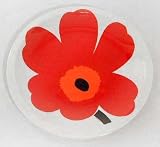 marimekko ラウンド サラダプレート 3枚セット レッド 5579-0842