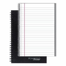 Mead Notebook, Legal Ruled, 1 Subject, 80 Sheets, 8x5, Black by Mead