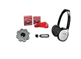 Coby Noise Canceling Headphones, Coby MP3 Audio Player, Decision Wheel Executive Paperweight, Stress Buster Mini-Kit Gift Set