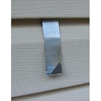 Galvanized Mounting Hook Bracket for Vinyl or Aluminum Siding--country Home and Garden Decor Hanger. Designed to Be Placed on a Home That Has Siding Without Damaging the Exterior. It Can Be Used to Hang Your Barn Star or Other Holiday Decoration. The Decor Hanger Slides Between the Siding and Hangs on the Rear Lip. No Tools Required. Package of 3.