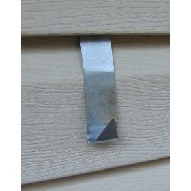 Galvanized Mounting Hook Bracket for Vinyl or Aluminum Siding--country Home and Garden Decor Hanger. Designed to Be Placed on a Home That Has Siding Without Damaging the Exterior. It Can Be Used to Hang Your Barn Star or Other Holiday Decoration. The Decor Hanger Slides Between the Siding and Hangs on the Rear Lip. No Tools Required. Package of 3.