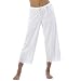 Apparel : Gilligan & O'Malley® Eyelet Cropped Pants - White