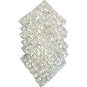 Mother of Pearl Coasters - Set of 6 by 