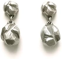 Boulder Drop Earrings - Handmade in Sterling Silver