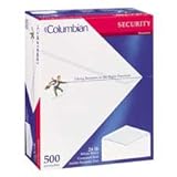 MeadWestvaco Columbian 500 6 White Security Business Envelopes MeadWestvaco Columbian 500 6 White Security Business Envelopes