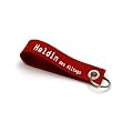 Schl�sselanh�nger, Schl�sselband Heldin des Alltags in rot aus echtem Filz, made in Germany