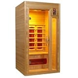 Lifesmart Premier 1-2 Person Sauna with 4 Ceramic Heaters and MP3 Hook Up