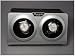 TIME TUTELARY DUAL AUTOMATIC SILVER WATCH WINDER TURNER