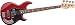 Yamaha BB Series BB424X RM 4-Strings Bass Guitar with Pick Guard, Red metallic