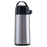 Ogf CPAP22 Direct Brew/Serve Insulated Airpot with Carry Handle, 2.2 L, Stainless Steel