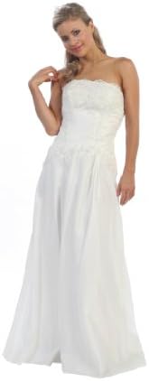 Taffeta mother of the bride formal gown 1150J-OFF WHITE-4X