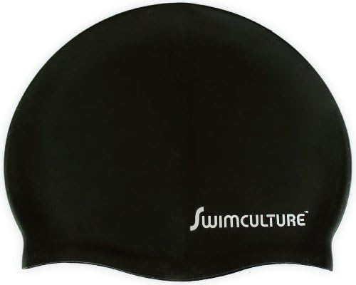 Silicone Swim Cap for Men and Women - Keep Hair Dry - Recreational, Competitive and Fitness Swimmers - Greater Durability Than Latex Swimming Caps - Lightweight and Comfortable for Adults, Children, Boys and Girls - 100% Satisfaction Money Back Guarantee