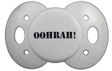 Lots to Say Baby Pacifier-OohRah!-White-Made in the USA