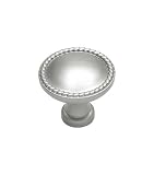 Belwith P402-15 ROUND Cabinet Hardware Knobs, 1-1/4 DIAMETER, Pewter Finish, Solid Brass Construction