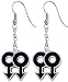 Gay Symbol Pewter Earrings
