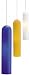 Wand Linear Low-Voltage Halogen Art Glass Pendant Light