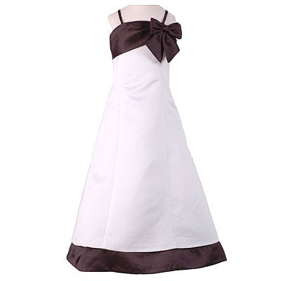 Girls Clothes WHITE BLACK Flower Girl Dress SWEET KIDS Spring 12