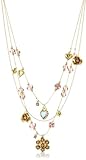 Best buy Betsey Johnson Pink Cherry Bead Illusion Necklace