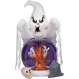 Gemmy 28786-90 Airblown Inflatable Rotating Globe - Spooky Tree in Ghost, 6 Feet Tall