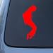 MICHAEL JACKSON SILHOUETTE - Vinyl Decal Sticker #A1623 | Vinyl Color: Red