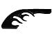 Paintball Custom Products Flame Drop Forward - Black Dust