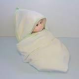 オーガニックコットン アフガン おくるみ ホワイト