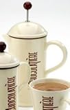 La Cafetiere La Chocolatiere 1-Liter Coffeemaker- Cream