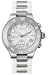 Cartier Women's Must 21 Chronoscaph Stainless Steel and White Rubber Chronograph Watch #W10197U2
