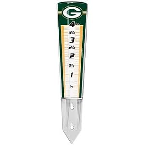 Green Bay Packers Heavy Duty Magnifying Rain Gauge
