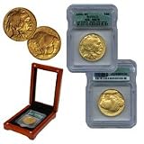2006 $50 1 OZ GOLD BUFFALO MS70