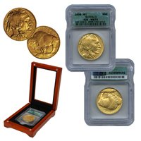 2006 $50 1 OZ GOLD BUFFALO MS70
