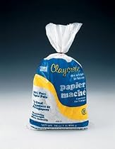 Claycrete Papier Mache - White 1lb bag  -   Great for kids craft
