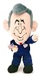 George Bush Anime Chibi Plush Doll