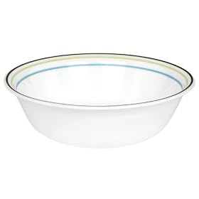 Corelle Livingware 18-Ounce Soup Cereal Bowl, Chocolate Mint by Corelle