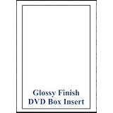 Glossy Finish DVD Box Inserts for 14mm Case 50-Pak by Meritline