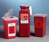 [Itm] 1 Quart, Dual Opening, Translucent Red [Acsry To]: Medline Lock-Up Containe... see description
