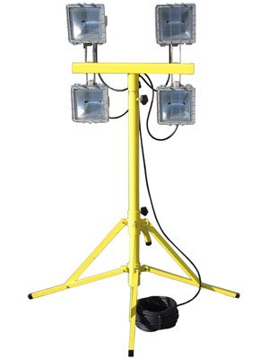 31T9VOKhEYL Magnalight Work Area Flood Light   Tripod Mount   4 of 500 Watt Quartz Lights   25 Cord