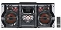 Remanufactured Panasonic SC-AK330K NITRIX Mini System with 5-CD Changer and 3-Way Speakers, Black