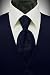 Midnight Blue Solid Satin Vest with Coordinating Tapestry Tie