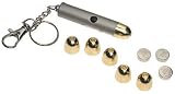 Compact Laser Pointer with 5 different pattern tip attachments.